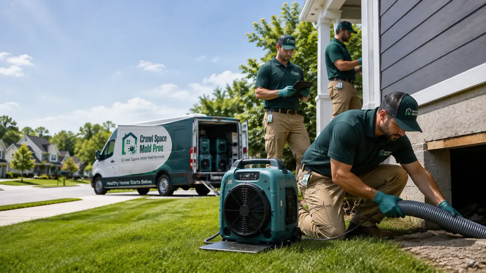 Crawl Space Mold Removal in Sterling, IL